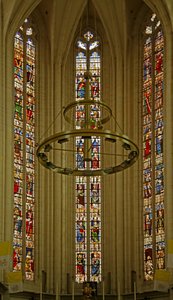 Kilátás a három legnyugatibb ablakra alkotó: French School